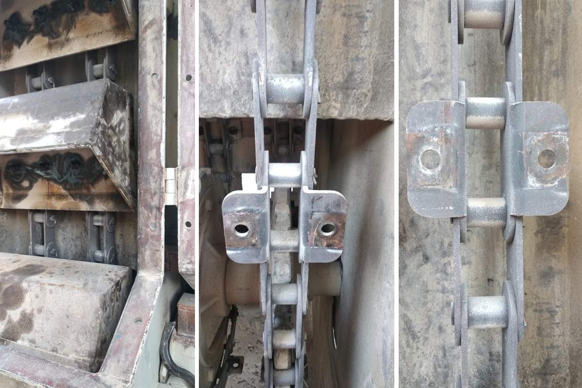 Цепь с упорами для лифта